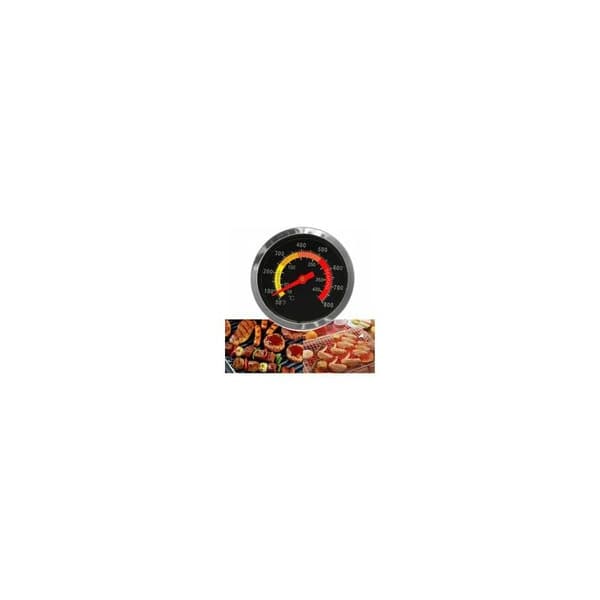 Rustfritt stål BBQ-termometer med temperaturmåler 0-400℃