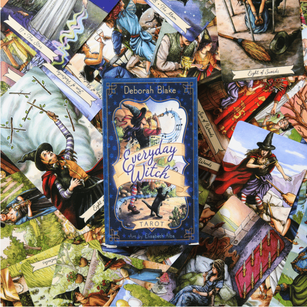 78PCS Everyday Witch Tarot Cards Deck Fate Divination Table Games