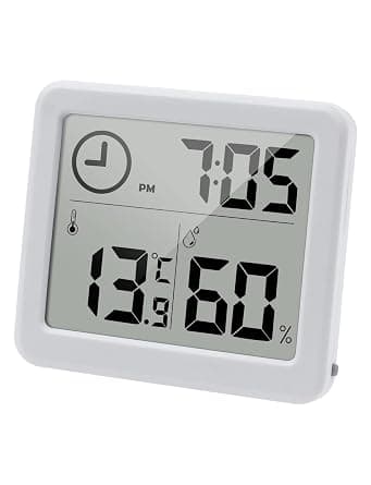 Digital Termometer-Hygrometer (Vit) Inomhus Rumstermometer
