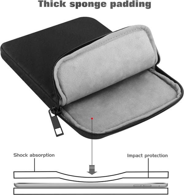 Oxford bugat beskyttende deksel internt bilepose for laptop,