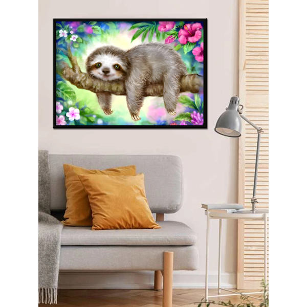 DIY 5D Laiskiainen Timantti Täysi Timanttisetti 30*40cm, Vesieläin