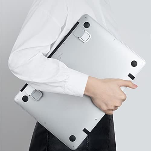 Mini Usynlig Laptop Stand, til MacBook (2 STK) (Sølv)