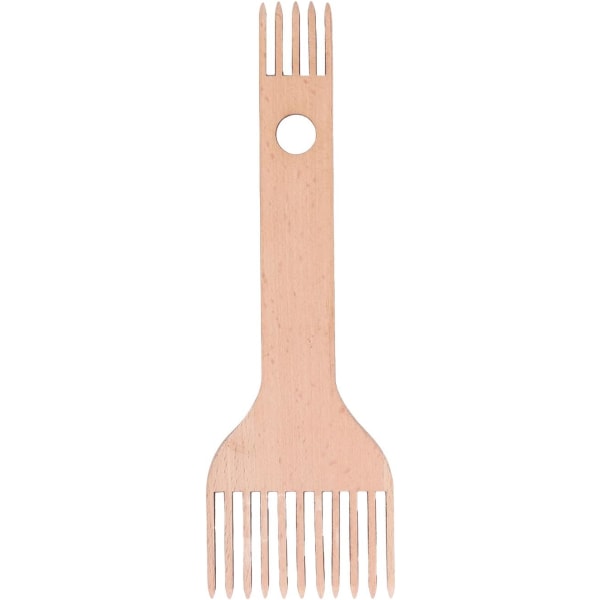 1 stykke trevevstol kam, DIY veving verktøy, dobbel