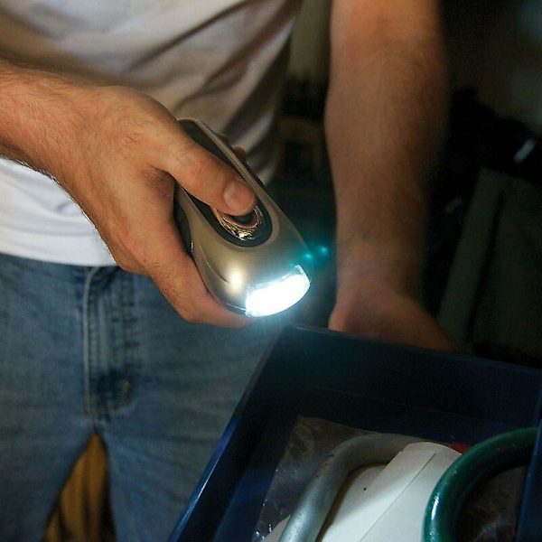 Handvev ficklampa Ingen batterier krävs, miljövänlig, för camping, vandring