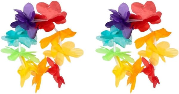 Rainbow Hawaii -setti, 4 osaa, asuste, kesä, ranta
