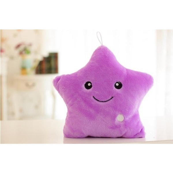 (Purple)star pillows-40*35cm, 3D decorative pillows, plush pillow