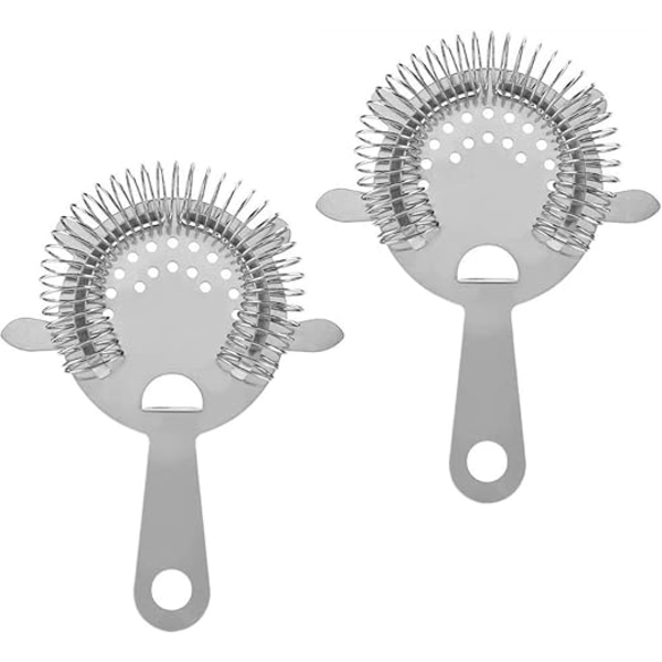 2 silver cocktail sil