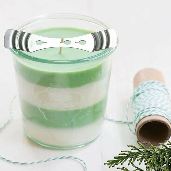 5 kpl kynttilän sydänkiinnityslevy DIY kynttilän sydän kolmen reiän kiinnike