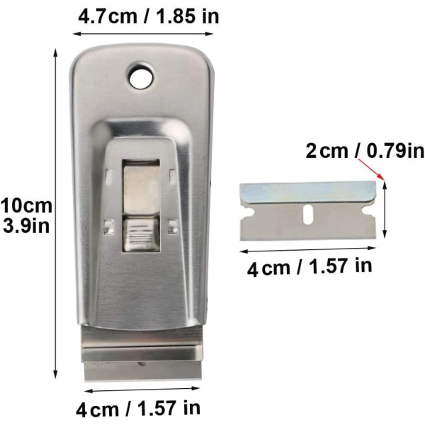Malingsskrape, Inntrekkbar Razor-verktøy for vindusfolie, Mini