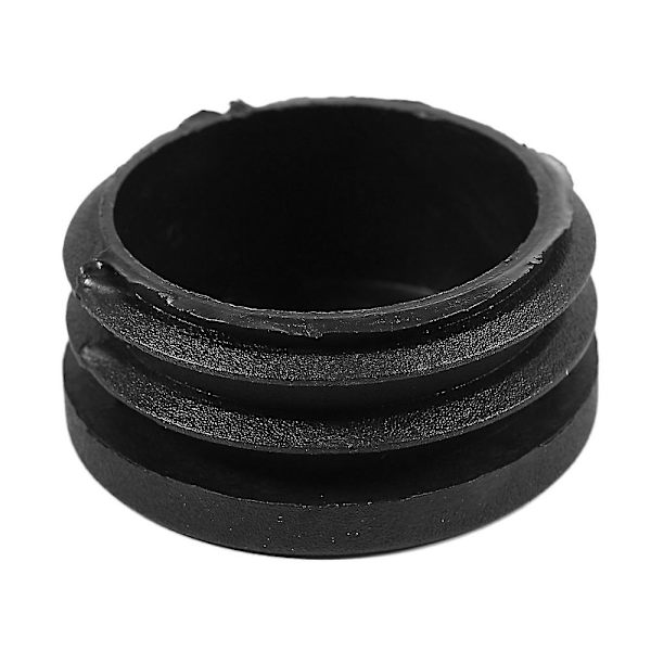 6 stk. Plastprop til afslutning af rør, indsats til rør, prop, dæksel, 40 mm, sort