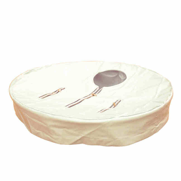1 stycke (Vit, 70cm) Kreativ Vikbart Badhinklock Adult