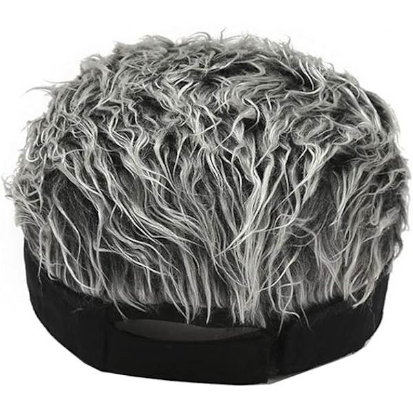 Nyhed Hår Visor Sol Cap Paryk Peaked Baseball Hat med Spiked Hairs