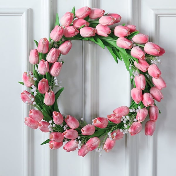 10 st Real Touch Latex Konstgjorda Tulpaner Blommor Falska Tulpaner
