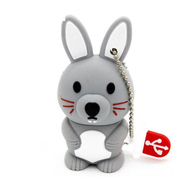USB-tikku 16GB - USB-asema 16GB - Jänis Flash-asema - Jänis USB - Söpö peukaloasema (Jänis)