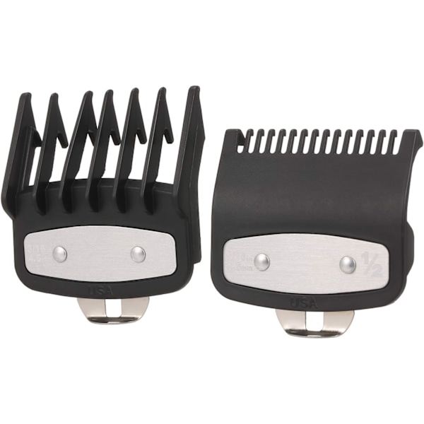 2 st 1,5 mm/4,5 mm Klippguidekam Hårtrimmer Begränsningskam
