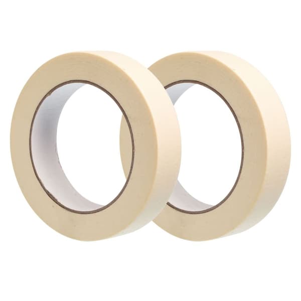 2-pack - Maskeringstejp - 24 mm x 50 m - För skydd