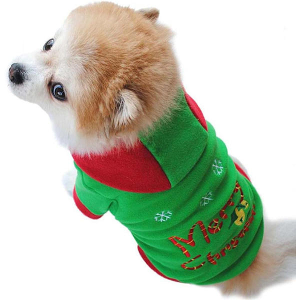 Hundetrøje Juletrøje til Hunde Julehundetøj Varmt Kæledyr