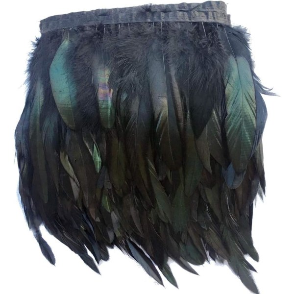 Sowder Rooster Feather Frynser, 13-18cm bred, selges i pakker med