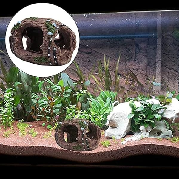 1 akvariepynt, harpiksvaskpynt, akvariepynt