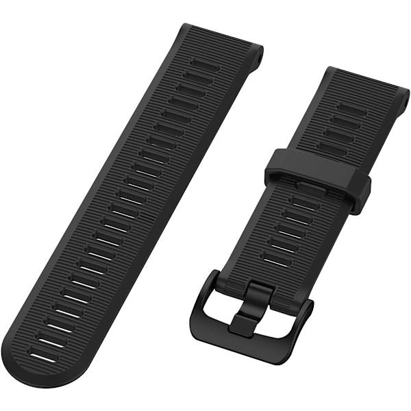 1 svart silikonarmband ersättning med sportarmband,