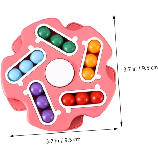 1 kpl (Punainen) Pyörivä Pavut Puzzle Peli Lasten Opettavia Leikkikalut