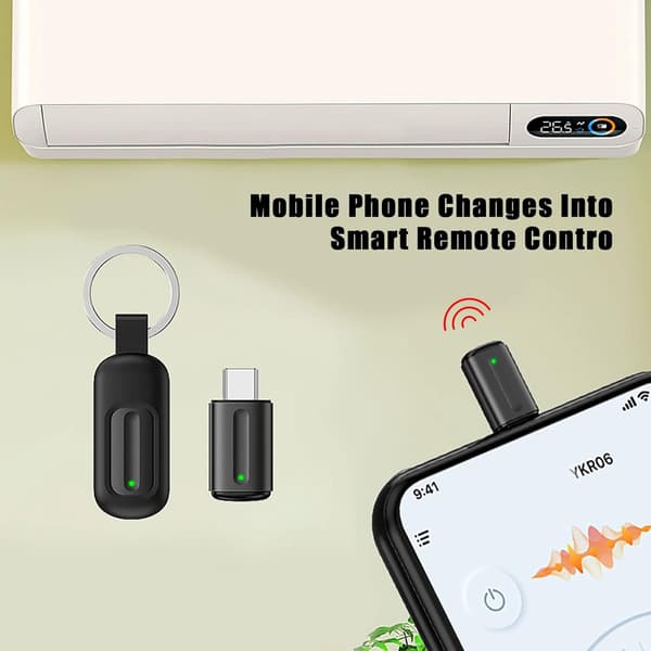 Universal Mini Smart IR Fjernbetjening Android Mobiltelefon Infrarød Controller Smartphone Infrarød Controller A