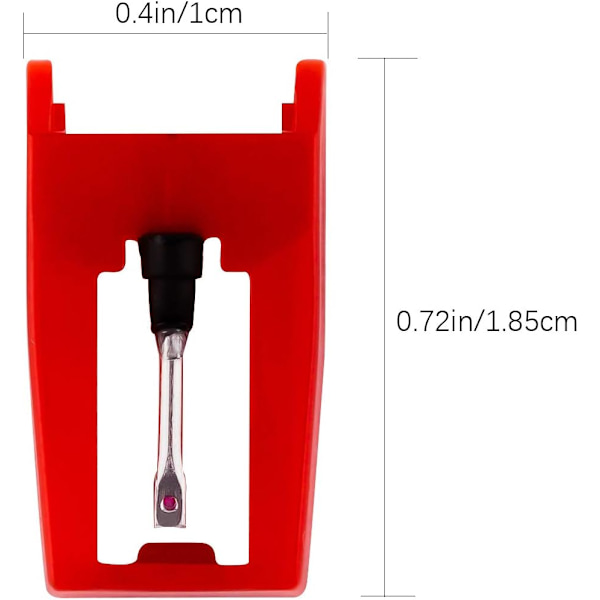 6 styli för skivspelare - Turntable Needles Stylus