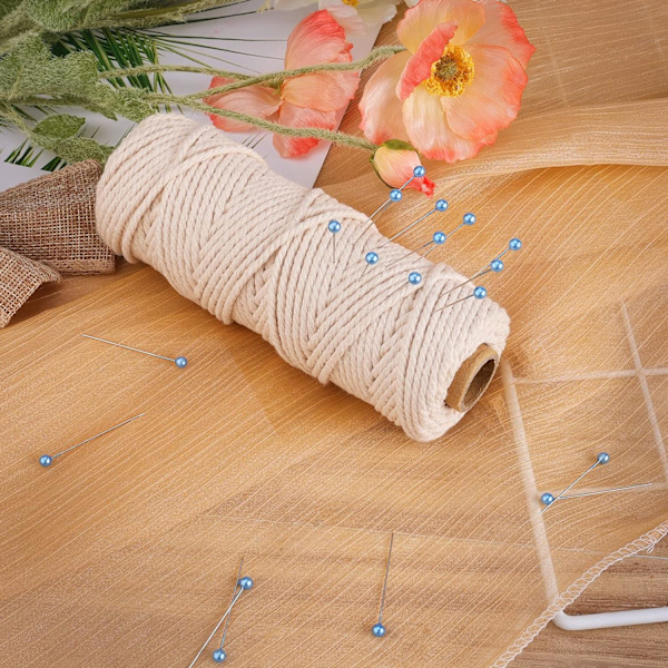 100 stycken synålar 4cm, plastbollhuvud, raka sy