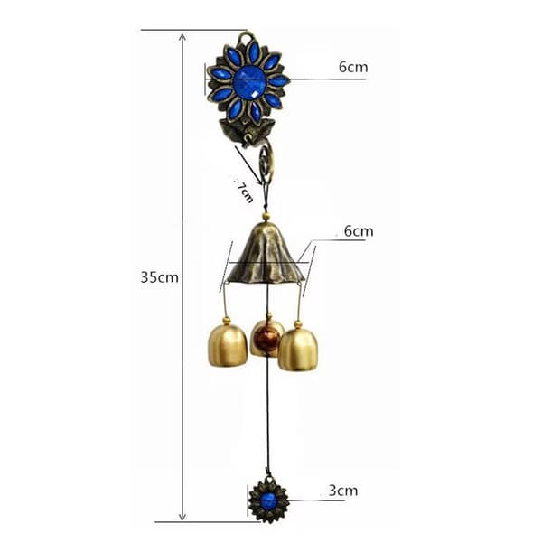 1 st solrosvindklocka i ren koppar, butik