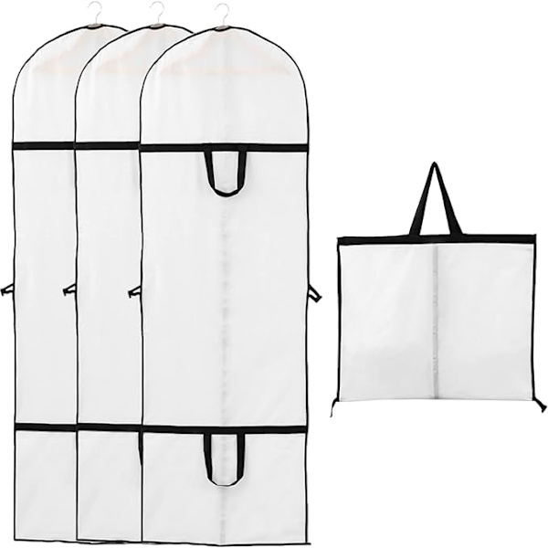 3-delt lang brudekjole 60x180cm sæt brudekjole og brudepiger