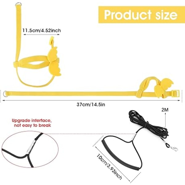 Rope Flight Training til at Justere Nylon Rope Fugle Sele og