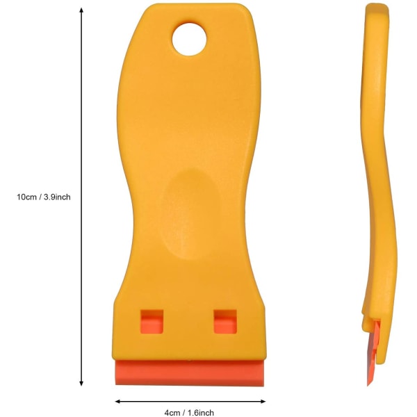 2 Plastskrapor för Rakblad 1.5\" Plastskrapa Verktyg med 20