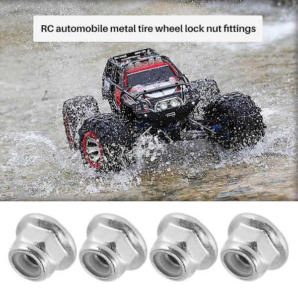 For Xlh 9125 Rc Car Metal Tires Wheels Locknut Nut Accessories 25
