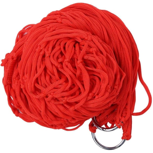 Hängande Hängmatta Stark Nät Tjock Nylon Rep Hängmatta Svingande