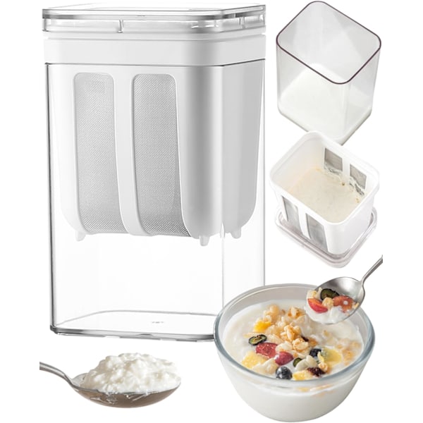 Yoghurt Sil, 1100ml Tjock Grekisk Yoghurt Mjölkfilter (1-pack)