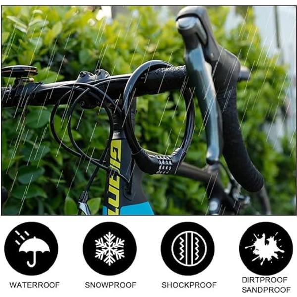 1 Sort Cykel Lås, El-Scooter Lås, Scooter Lås