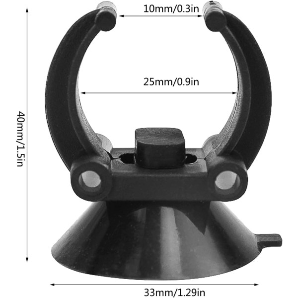 25 stk. Akvariumssugkopper, Akvariumvarmelege-Sugkopklips,