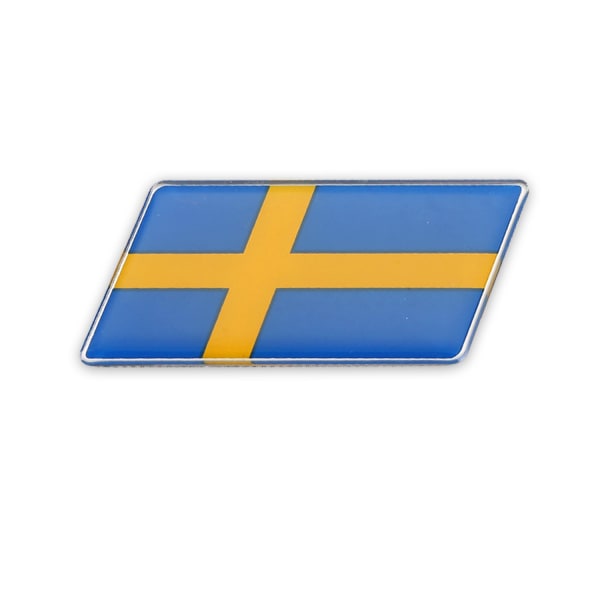 Svensk flagg bil logo klistremerke