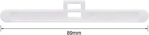 50 stk. lodrette lameloverdelshængere til 89 mm (3,5 tommer) Flat
