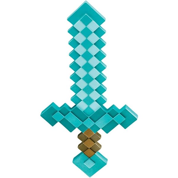 Minecraft Svärddräkttillbehör, Diamantsvärd från Minecraft, One Size