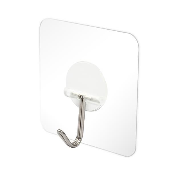 8 kpl läpinäkyviä liima-seinäkoukkuja (6,5 * 6,5 cm) kotiin