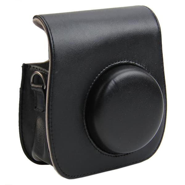 Læder Kamerarem Taske Til Etui Til Fujifilm Instax Mini 8（Blå）