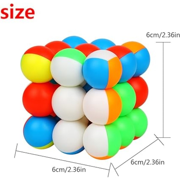 3x3x3 Puzzle Circular Speed ​​​​Magic Cube