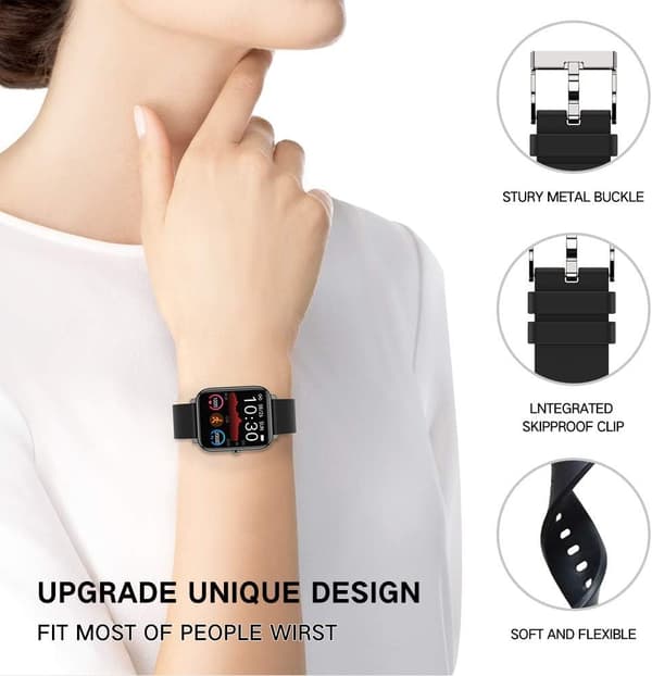 Smartwatch Rem, 20mm Blød Silikon Rem