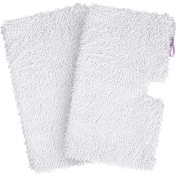 2-pack Mikrofiber Ångmopp-dynor för Shark Rektangulära Mopphuvuden S3500-serien, S3501, S3601, S3550, S3901, S