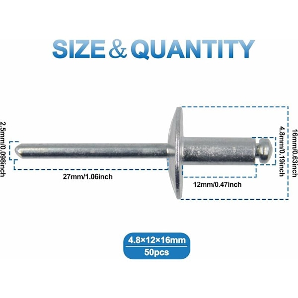 U-formet søm til hegn 500g (ca. 350 stk.), 25mm galv