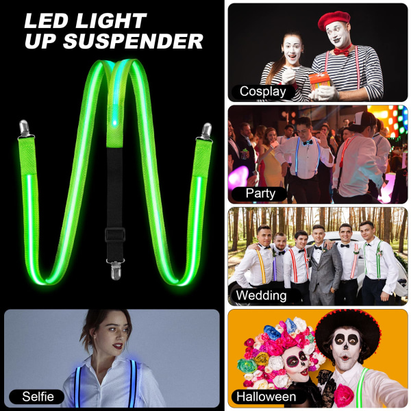 1 LED Glow-in-the-Dark Selestrop til mænd