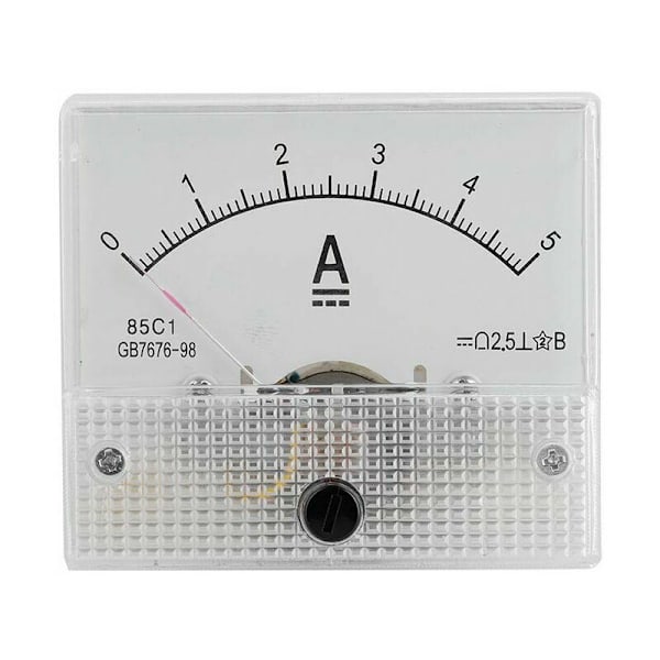 (5A Amperemåler) DC Analog Voltmeter og Amperemåler, DC Analog Strømmåler og Voltmeter 85C1