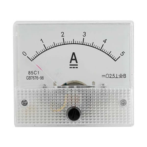 (5A Amperemeter) DC Analog Spændingsamperemeter og Voltmeter, DC Analog Strømamperemeter og Voltmeter 85C1