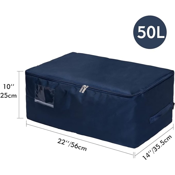 50L Klesposer, Vanntette Tykke Overdimensjonerte Organiseringsposer